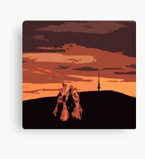 dancers in the sky Canvas Print