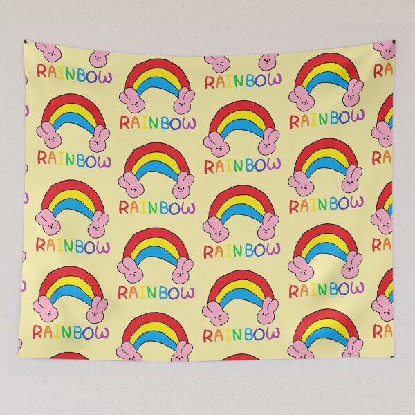 Item preview, rainbow rabbit designed and sold by zzzozzo.