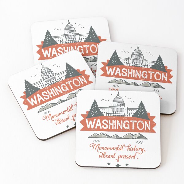 Item preview, Washington Monumental History VIbrant present. designed and sold by shirtsngoodies.
