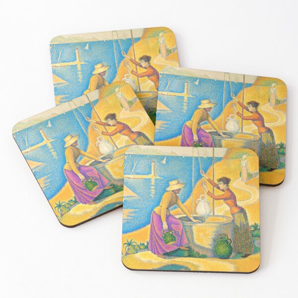 Item preview, HD. Women at the Well, by Paul Signac. HIGH DEFINITION designed and sold by MINDTHECHERRY.