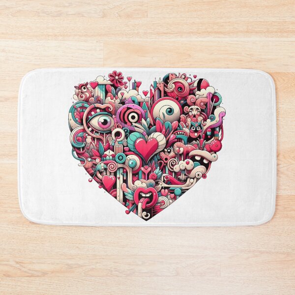 Item preview,  Enchanted Valentine Doodle Heart designed and sold by Pixel Dome.
