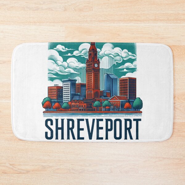 Item preview, Shreveport Louisiana Watercolor Illustration designed and sold by PaintMeWorld.