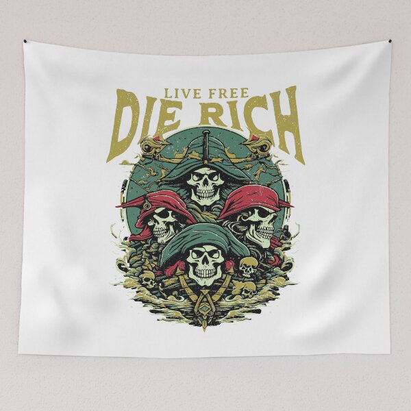 Item preview, Live Free Die Rich designed and sold by CyberYogi.