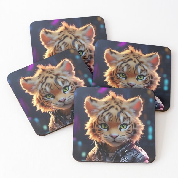Item preview, Rocker funny tiger designed and sold by Promarkets.
