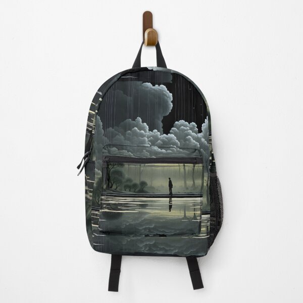 Item preview, Reflective Surrealism: Rain's Ethereal Fluorescence designed and sold by AI-Only Creations.