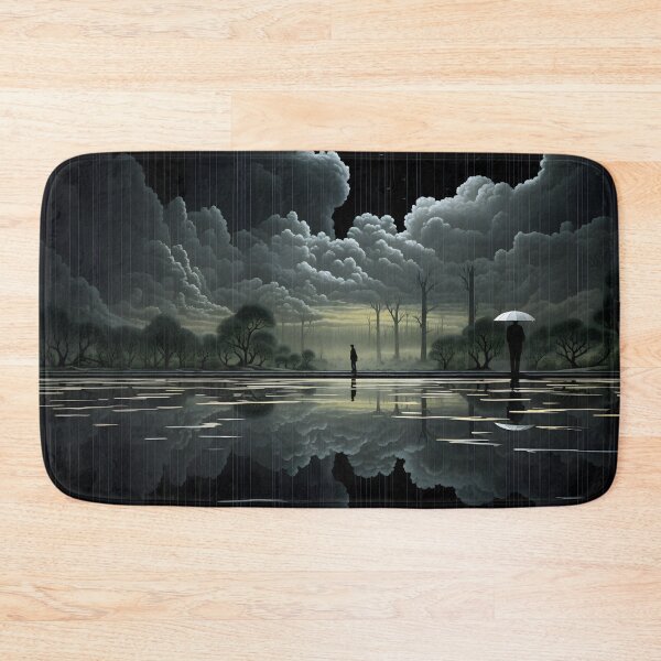 Item preview, Reflective Surrealism: Rain's Ethereal Fluorescence designed and sold by AI-Only Creations.