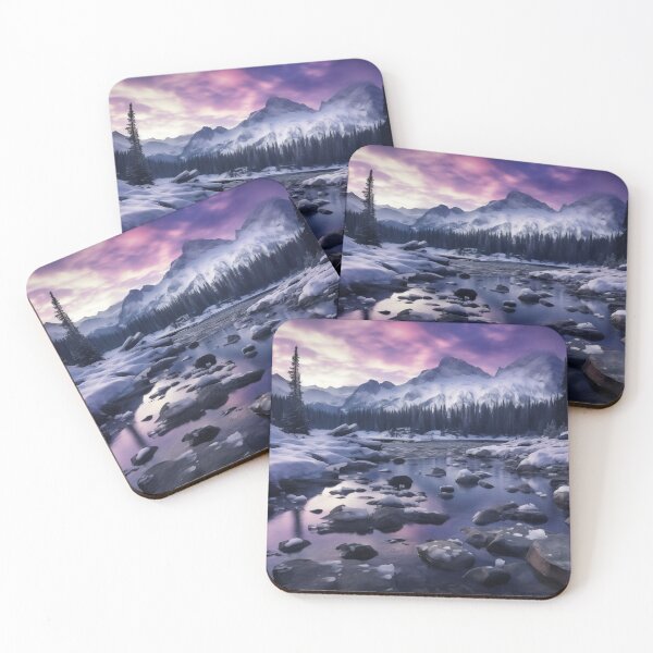 Item preview, Iceland landscape with aurora night sky in long exposure - Landscape photography designed and sold by TheArtistOf2022.