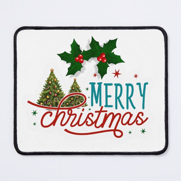Item preview, Mistletoe with christmasTrees with thier decoration- designed and sold by mndesignworx.