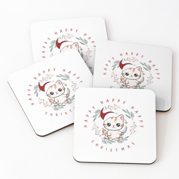 Item preview, Christmas worker cat designed and sold by ABKforDesign.