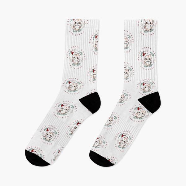 Item preview, Christmas worker cat designed and sold by ABKforDesign.