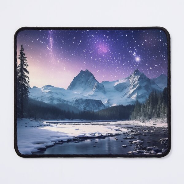 Item preview, Iceland landscape with aurora night sky in long exposure - Landscape photography designed and sold by TheArtistOf2022.