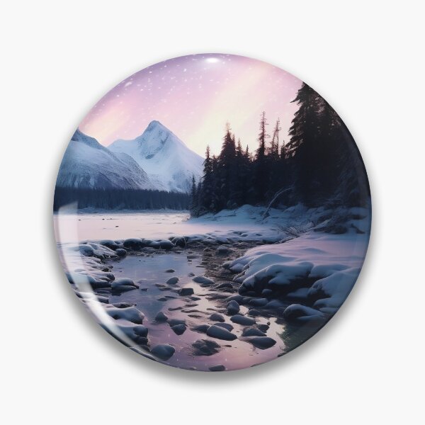 Item preview, Iceland landscape with aurora night sky in long exposure - Landscape photography designed and sold by TheArtistOf2022.