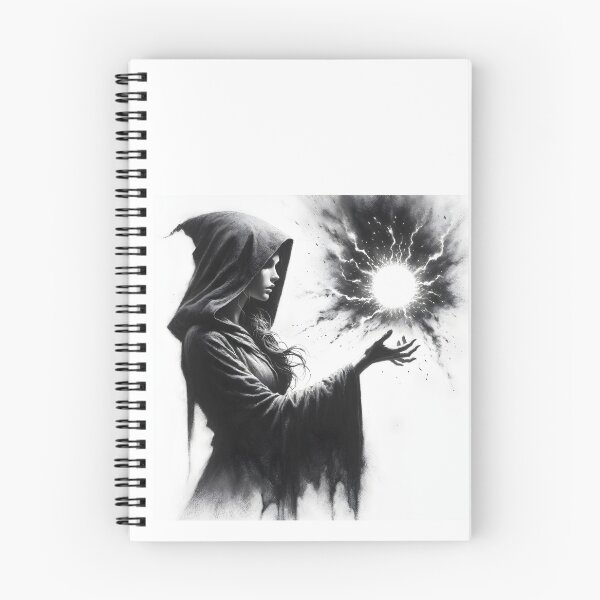 Item preview, DnD Fireball Sorceress In Charcoal designed and sold by Truck Stop One.