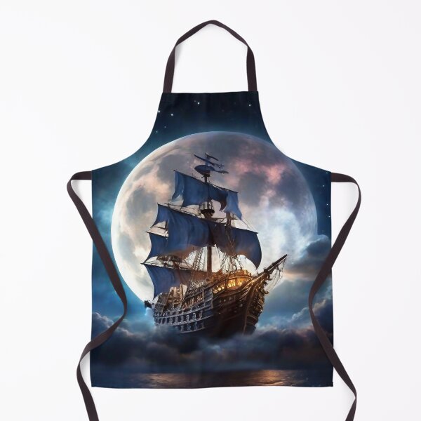 Item preview, Pirate ship flying through the clouds designed and sold by M-Y-A-R-T-.