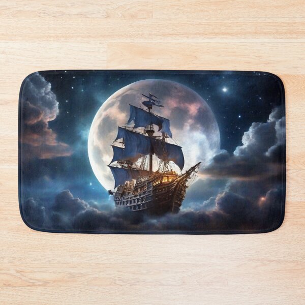 Item preview, Pirate ship flying through the clouds designed and sold by M-Y-A-R-T-.
