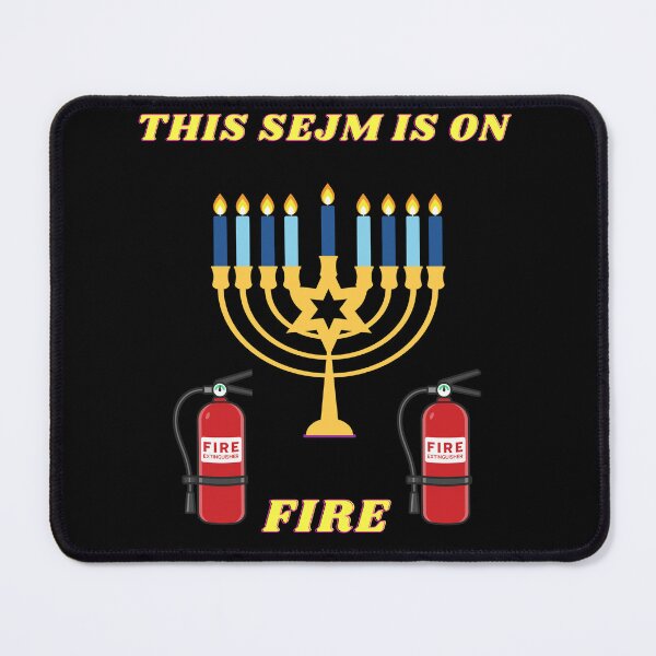 Item preview, This Sejm Is on Fire, Menora, Grzegorz Braum, designed and sold by Imaginefun.