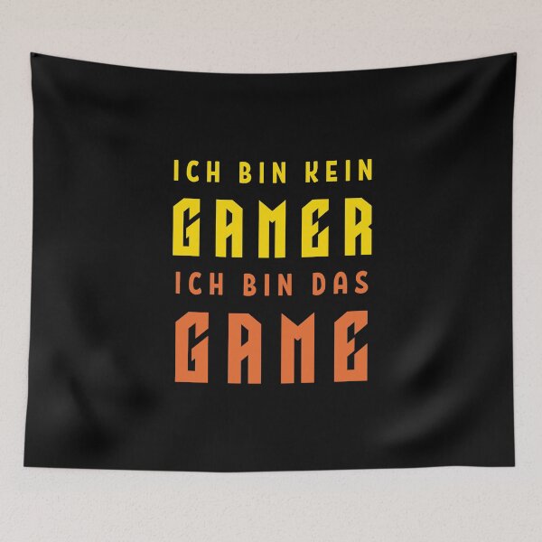 Item preview, I'm not a gamer, I'm the game. Saying in German - funny designed and sold by Pflugart.