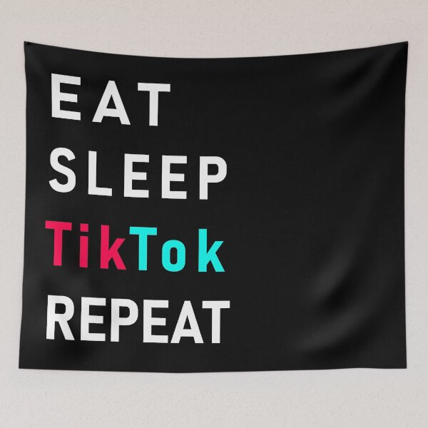Item preview, Eat Sleep TikTok Repeat designed and sold by TheHellSong.