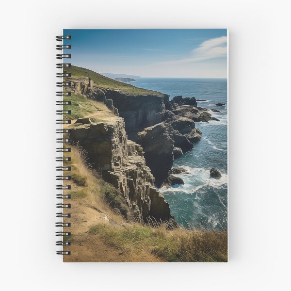 Item preview, Cliffs in Scotland on a sunny day - Landscape photography designed and sold by TheArtistOf2022.
