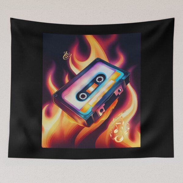 Item preview, Burning Cassette 5 designed and sold by TakeThis4.