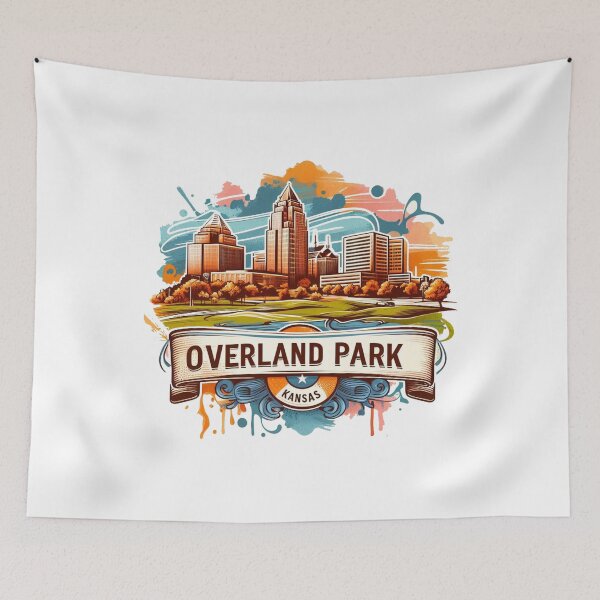 Item preview, Overland Park Kansas Watercolor Illustration designed and sold by PaintMeWorld.