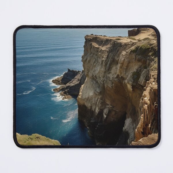 Item preview, Cliffs in Scotland on a sunny day - Landscape photography designed and sold by TheArtistOf2022.