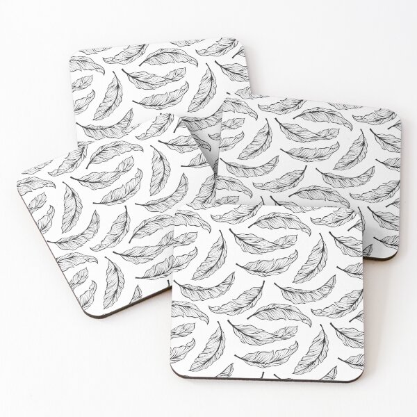 Item preview, Black and White Banana Leaves designed and sold by LeafPH.