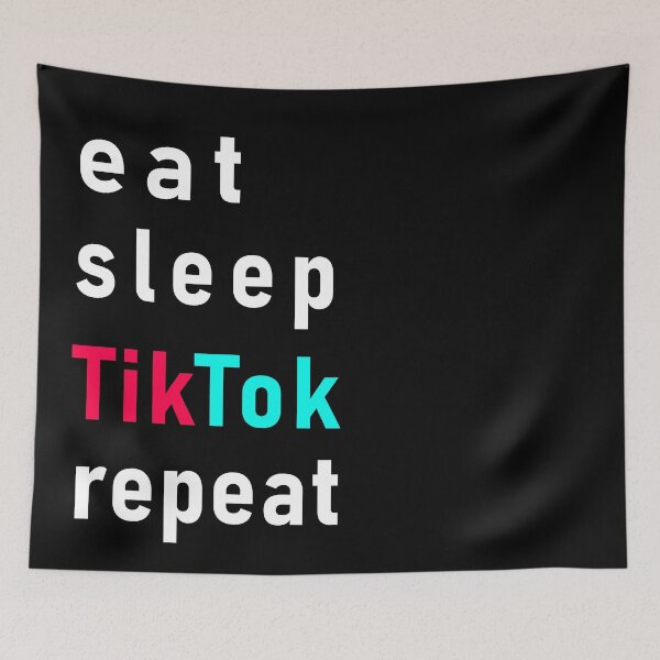 Item preview, Eat Sleep TikTok Repeat designed and sold by TheHellSong.