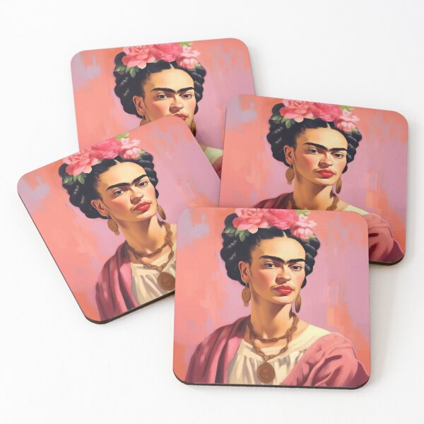 Item preview, Frida Kahlo picture pink designed and sold by ArtHouseNiklas.