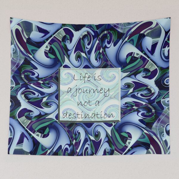 Item preview, Life's A Journey designed and sold by -Fractalicious-.