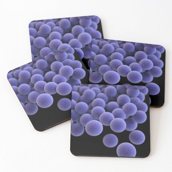 Item preview, STK701459H-3D cluster of Staphylococcus aureus bacteria. designed and sold by StocktrekImages.