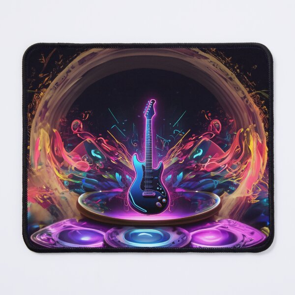 Item preview, Luminous Floral Guitar - Artist’s Symphony of Light designed and sold by RevGens.