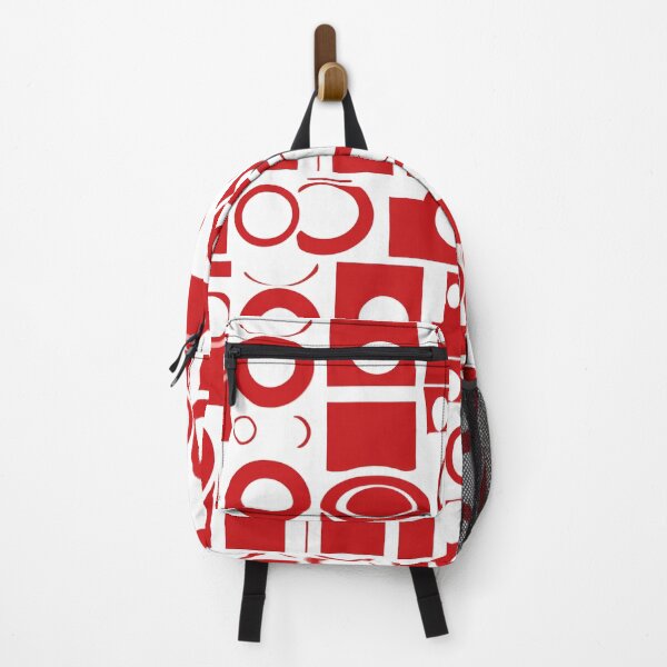 Item preview, Radiant Circles: A Joyful Dance of Red and White Patterns designed and sold by NeavesPhoto.