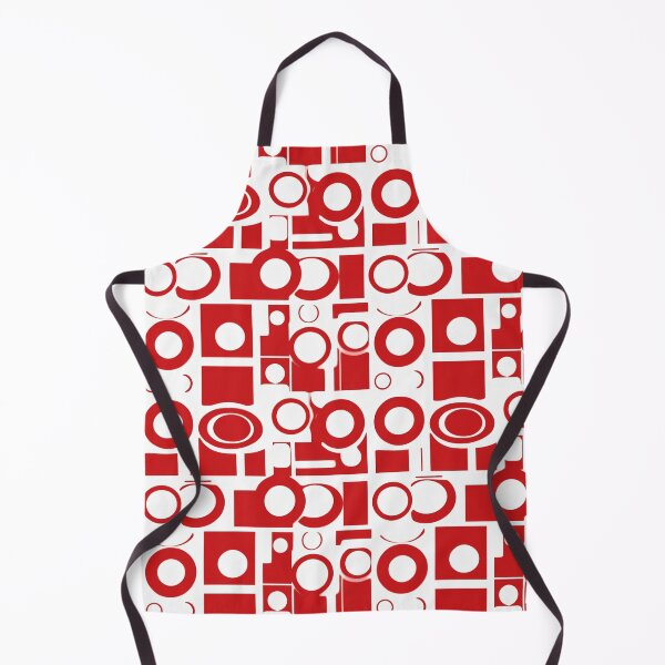 Item preview, Radiant Circles: A Joyful Dance of Red and White Patterns designed and sold by NeavesPhoto.