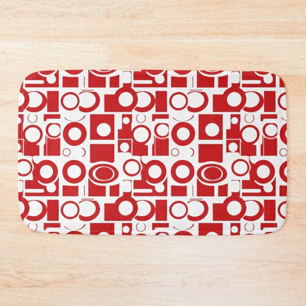 Item preview, Radiant Circles: A Joyful Dance of Red and White Patterns designed and sold by NeavesPhoto.