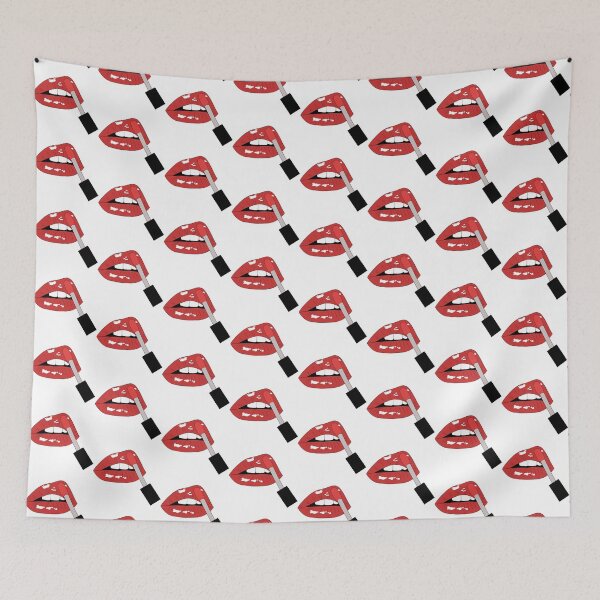 Item preview, Red Lips and Lipstick Design  designed and sold by LionessLove.