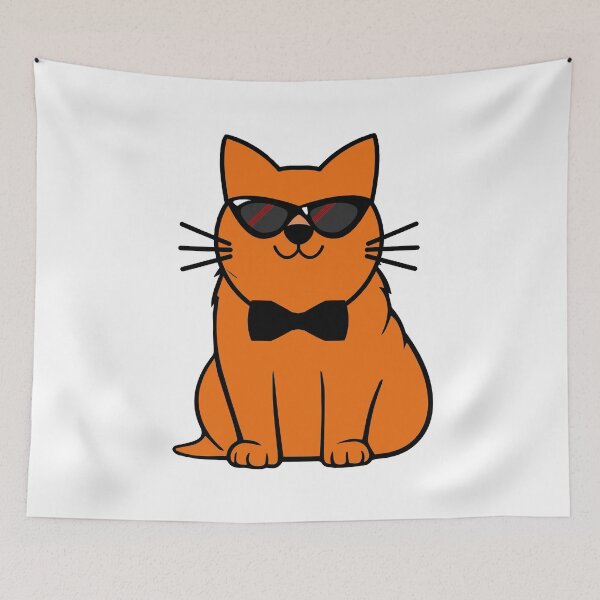 Item preview, Cute cat cartoon designed and sold by SimpleP.