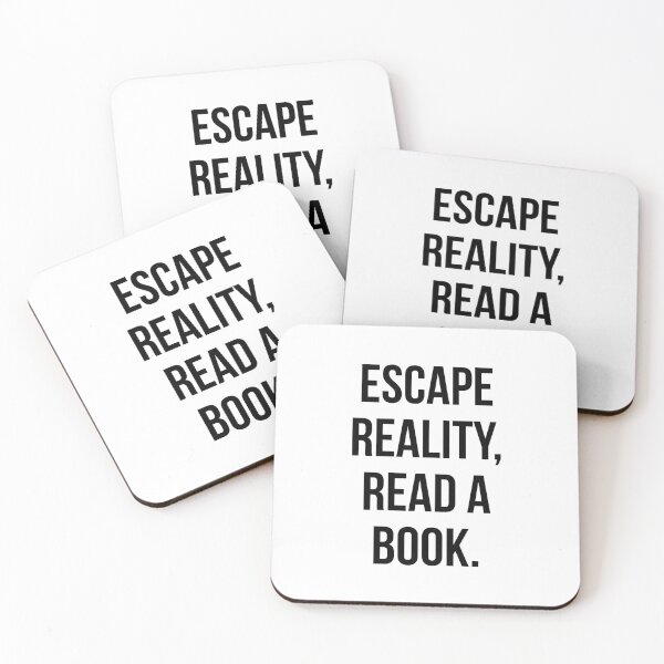 Item preview, Escape reality, read a book.  designed and sold by Enchantedbox.