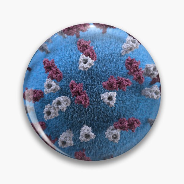 Item preview, STK701460H-3D measles virus particle. designed and sold by StocktrekImages.