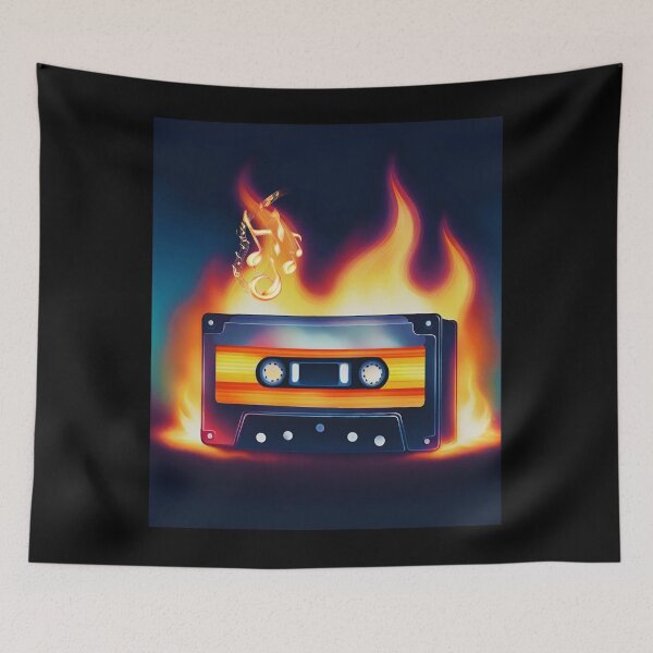 Item preview, Burning Cassette 5 designed and sold by TakeThis4.