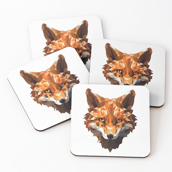 Item preview, Geometric Fox: Abstract Elegance Redefined designed and sold by MajesticArtPL.