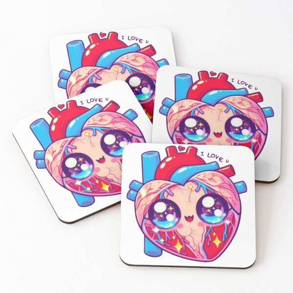 Item preview, Kawaii Anatomically Correct Heart designed and sold by CandyCrab.