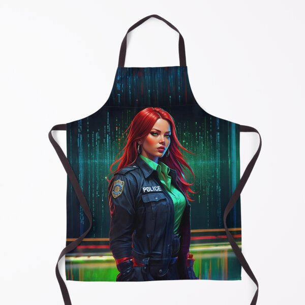 Item preview, Fiery Haired Digital Sentinel designed and sold by RevGens.
