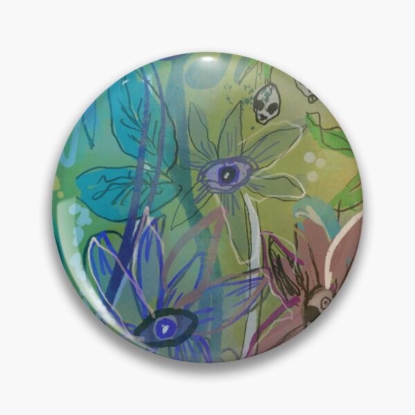 Item preview, Floral third eye  designed and sold by artsyngvild.
