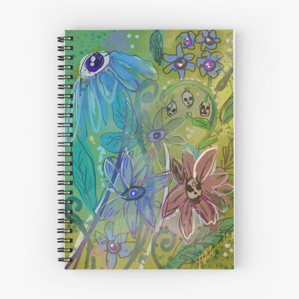 Item preview, Floral third eye  designed and sold by artsyngvild.