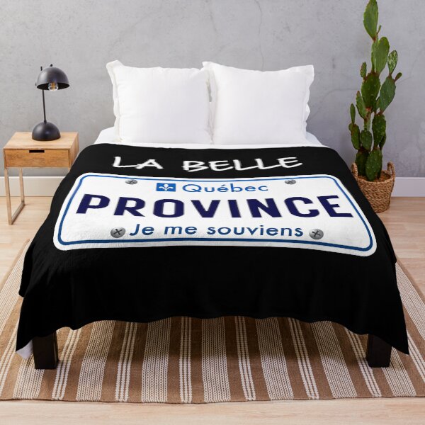 Item preview, La Belle Province Quebec Car License Plate  designed and sold by Quebec-Shop.