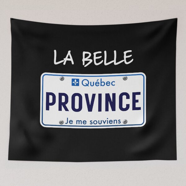 Item preview, La Belle Province Quebec Car License Plate  designed and sold by Quebec-Shop.