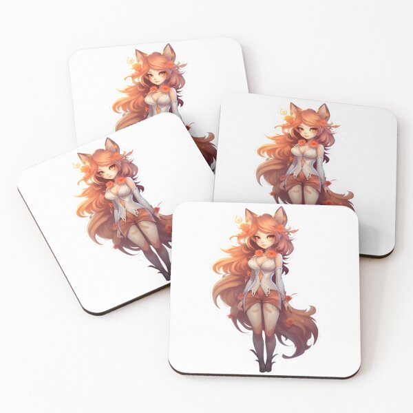 Item preview, Enchanting Fox Woman - Mystery and Wild Beauty designed and sold by Crea-Designer.