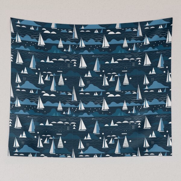 Item preview, Blue Sailing designed and sold by PrettyPatternss.