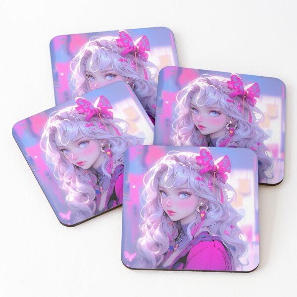 Item preview, Pink Anime Girl - Selection 5 designed and sold by ArtsyChaosArt.